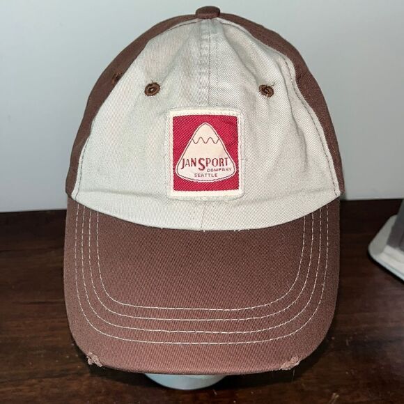 Jan Sport Seattle Retro distressed style SnapBack hiking trail low profile cap - Picture 1 of 6